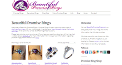 Desktop Screenshot of beautifulpromiserings.com