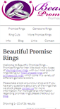 Mobile Screenshot of beautifulpromiserings.com