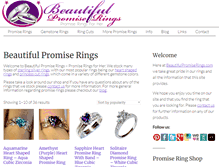 Tablet Screenshot of beautifulpromiserings.com